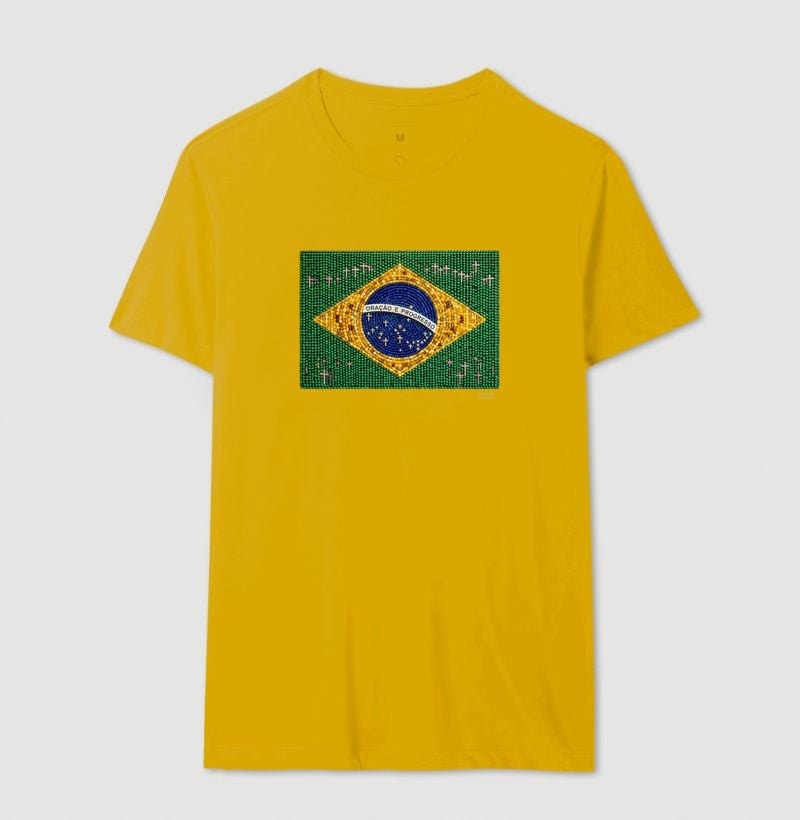 Oração e progresso - Bandeira de terço