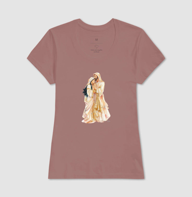 Sagrada Família em pé - Aquarela
