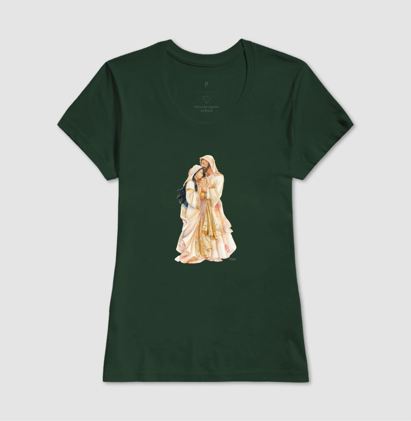 Sagrada Família em pé - Aquarela