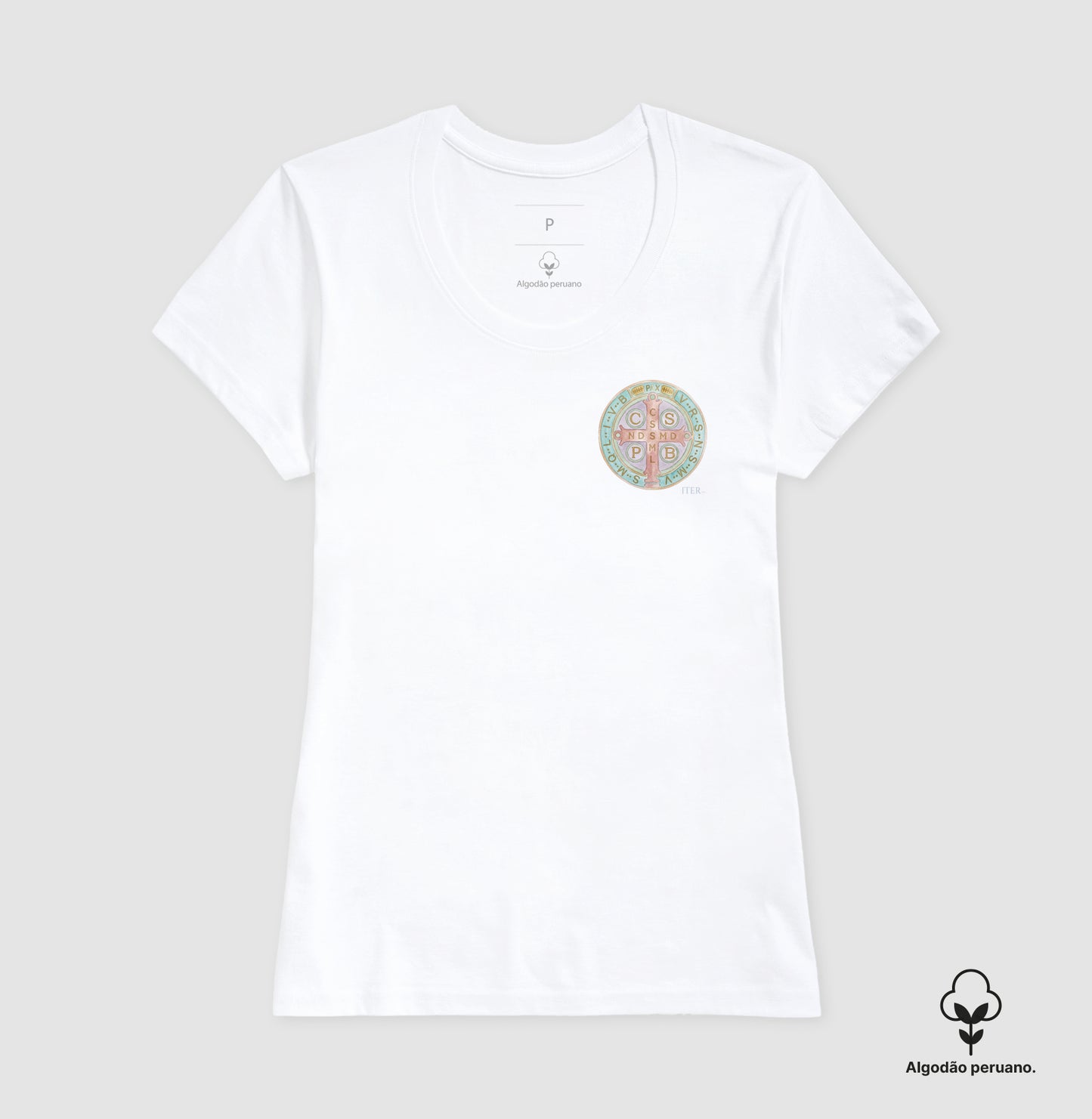 Medalha de São Bento, aquarela - Premium