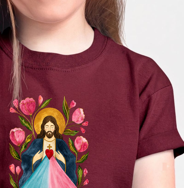 Infantil - Jesus misericordioso, aquarela