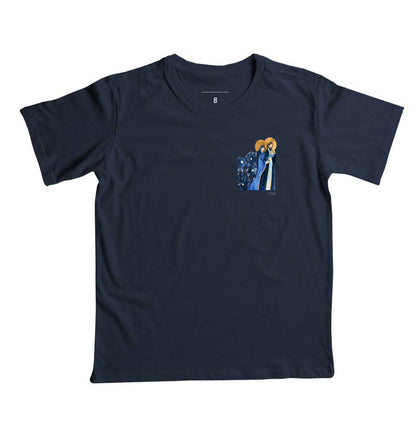 Infantil - Sagrada Família - Aquarela azul bolso