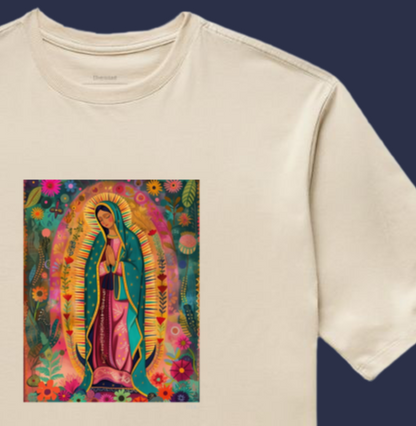 Oversized - Guadalupe em flores