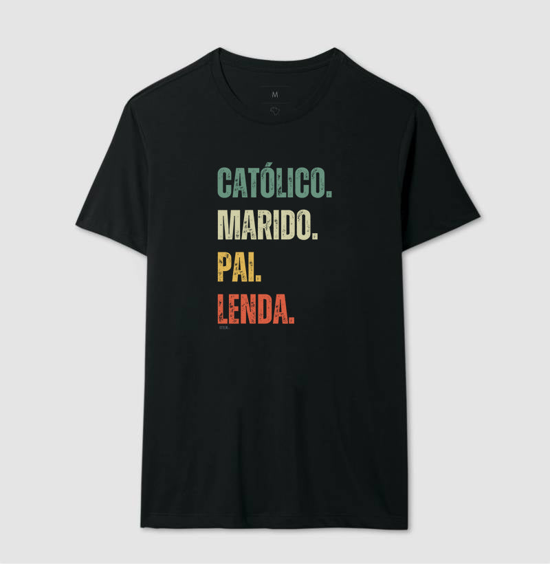 Católico. Marido. Pai. Lenda.