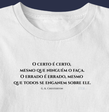 O certo é certo - G. K. Chesterton