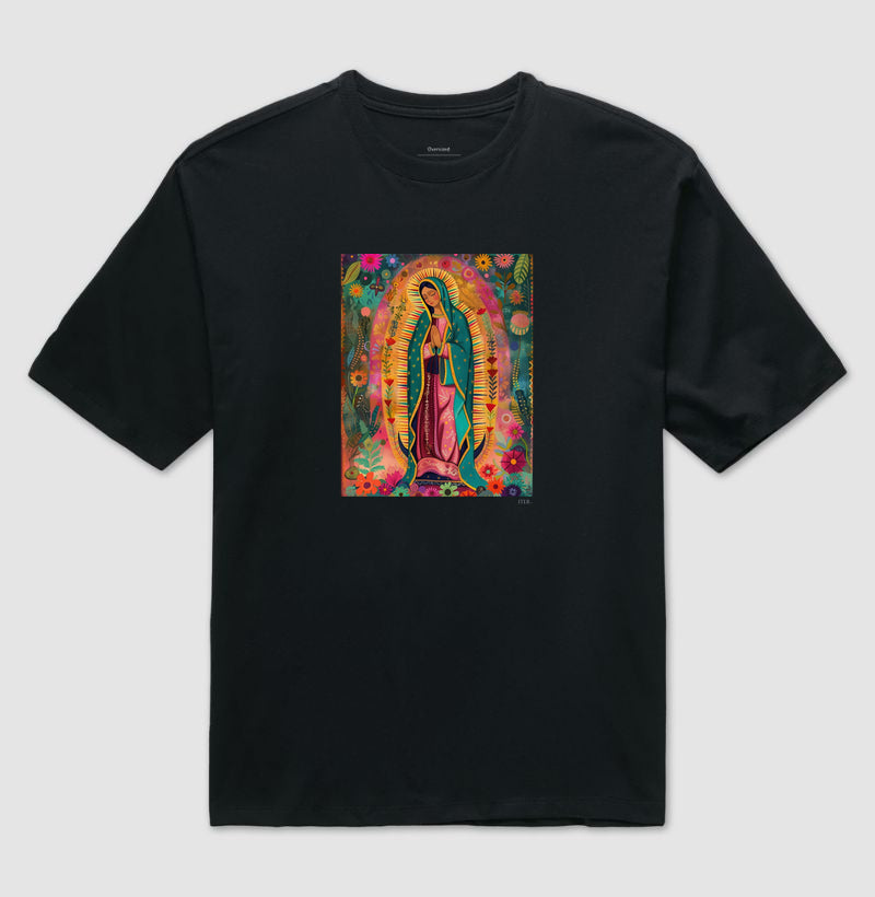 Oversized - Guadalupe em flores