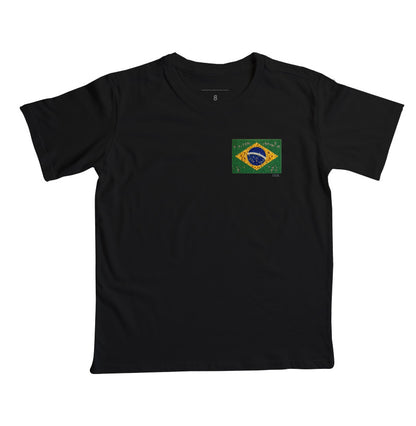 Infantil - Oração e progresso - Bandeira de terço, bolso
