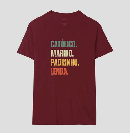 Católico. Marido. Padrinho. Lenda.