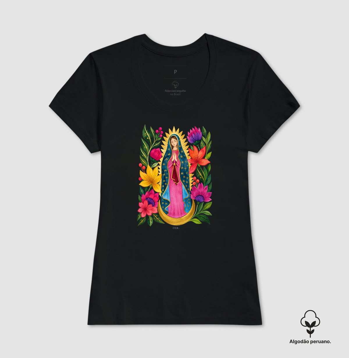 Virgem de Guadalupe, aquarela - Premium