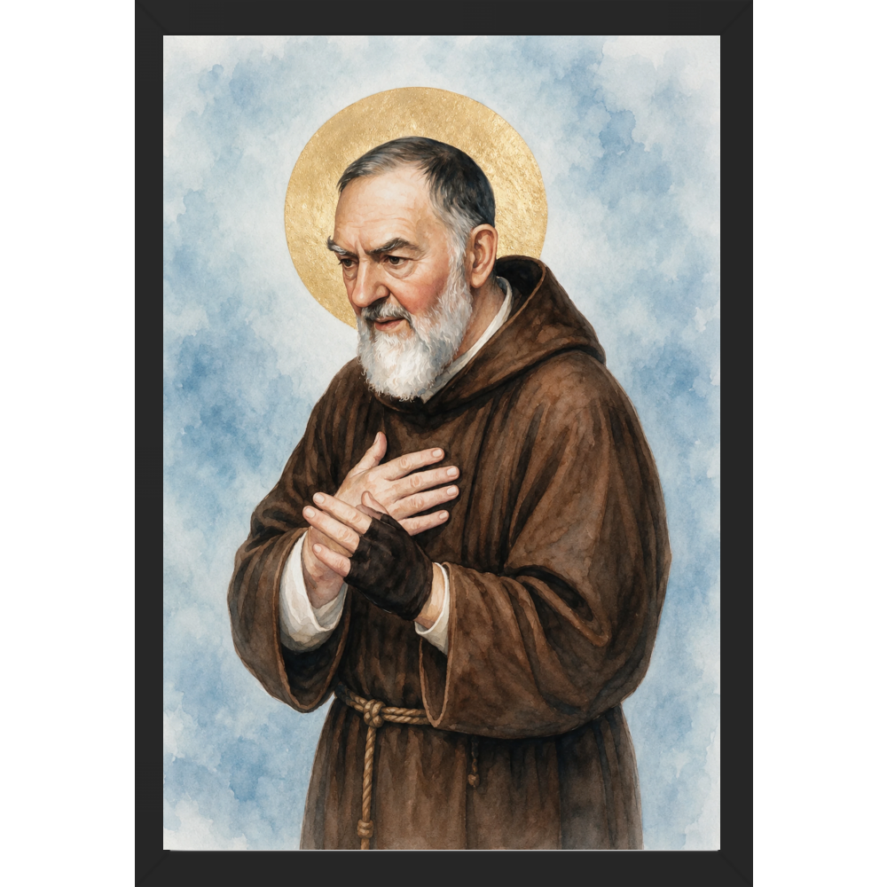 Quadro Caixa - São Padre Pio