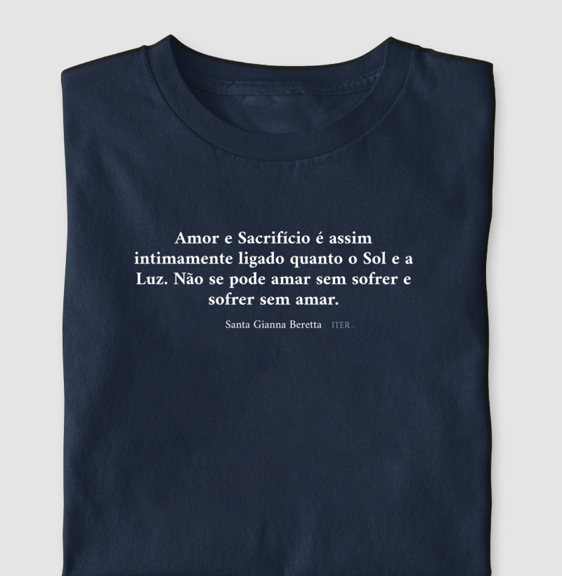 Amor e sacrifício; Sol e luz - Santa Gianna