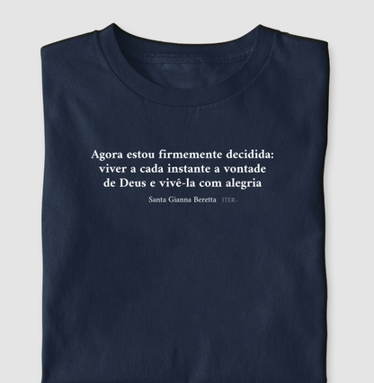 Viver a vontade de Deus com alegria - Santa Gianna
