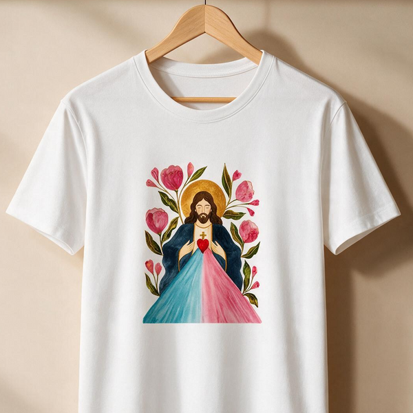 Jesus misericordioso, aquarela