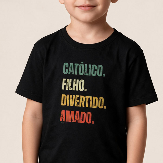 Infantil - Católico. Filho. Divertido. Amado.