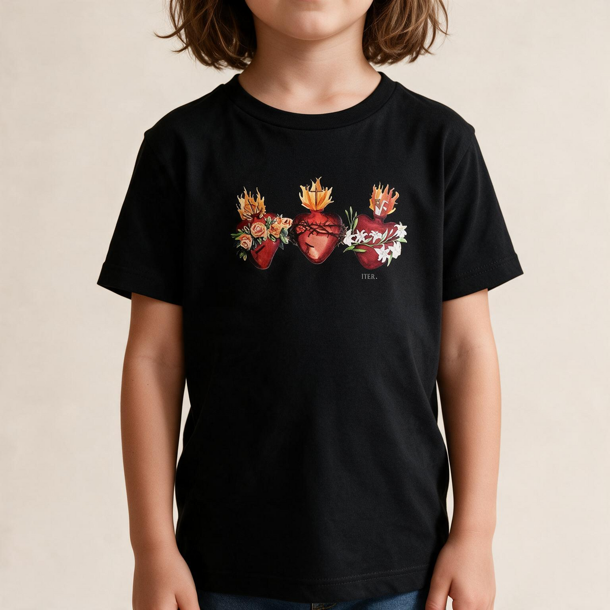 Infantil - Sagrados corações, Jesus, Maria e José