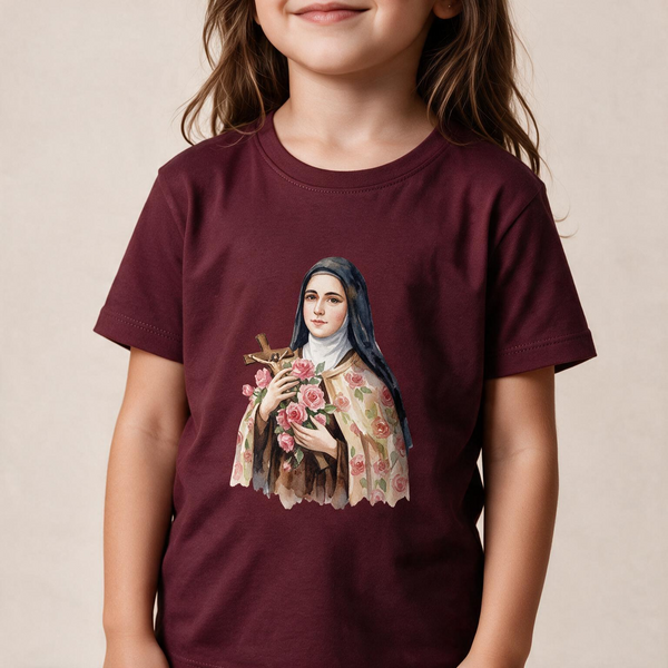 Infantil - Santa Teresinha - aquarela