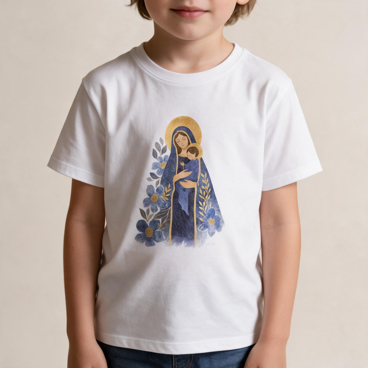 Infantil - Mãe do céu, aquarela