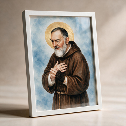 Quadro Caixa - São Padre Pio