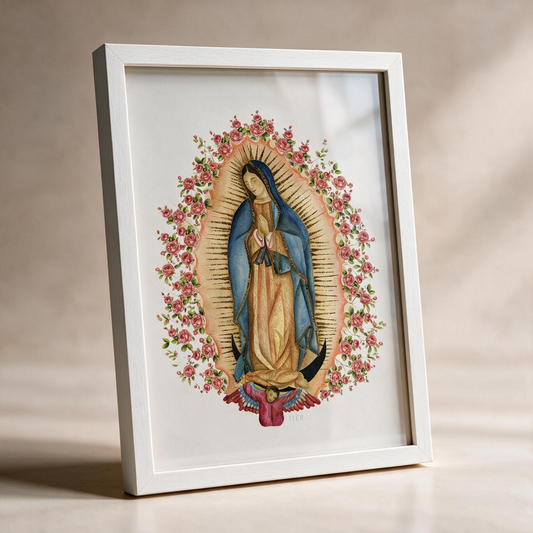 Quadro Caixa - Guadalupe, aquarela